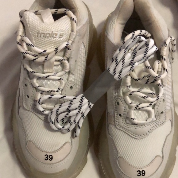 Balenciaga Shoes - Balenciaga Triple S Clear Sole White